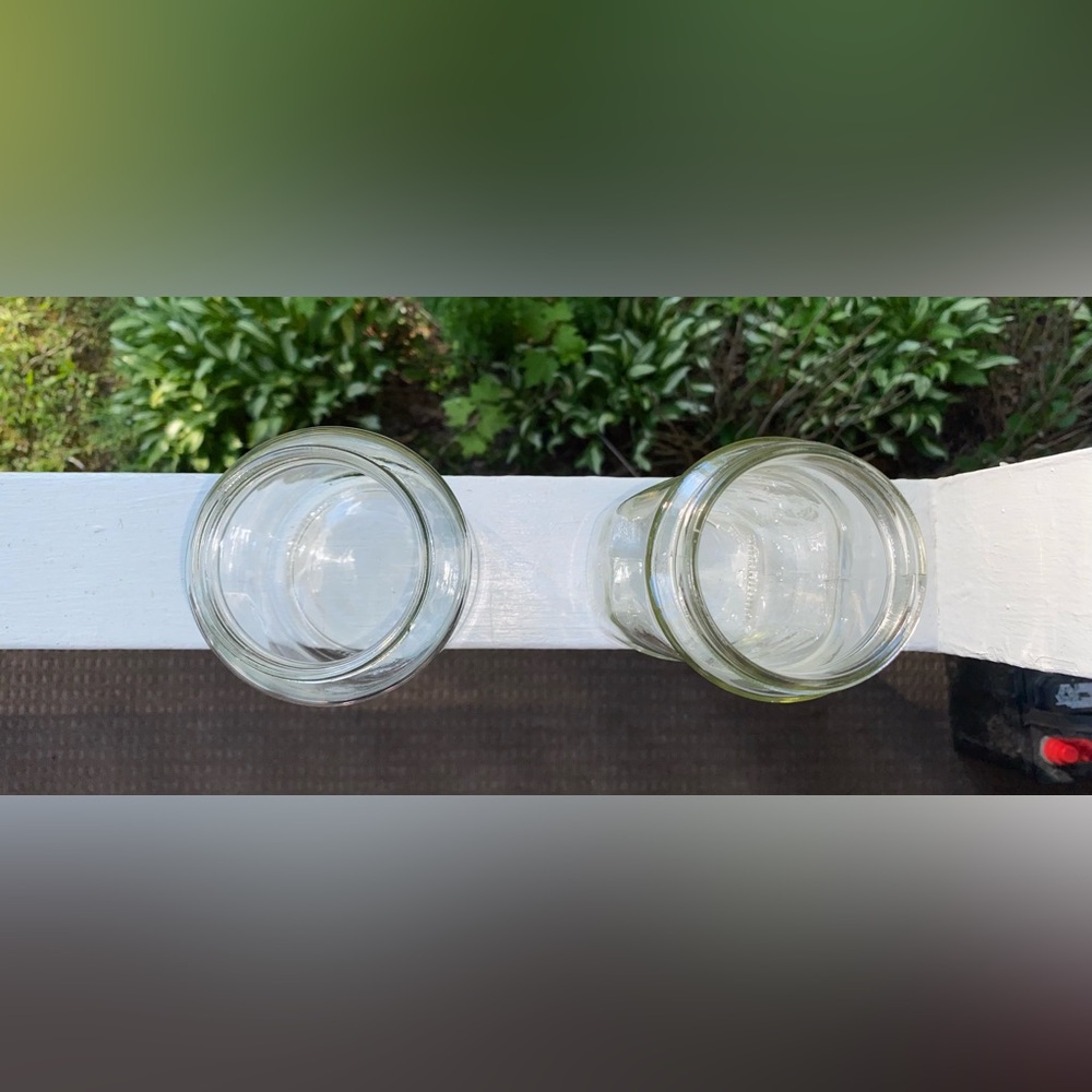 Coffee Glass Jar Bundle With Lids (2) For Storage Arts & Crafts - Picture 14 of 16